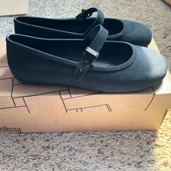 Free People Melissa Soft Velvet Ballerina Flats New In Box - Picture 4 of 12